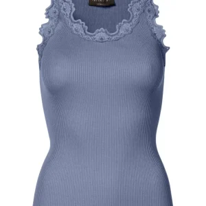 Silketopp, Vintage Blue – Rosemunde