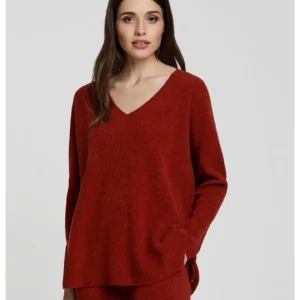 Genser i Cashmere rust – MARC & ANDRÈ