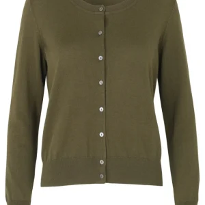 Cardigan i ull Olive night – Rosemunde
