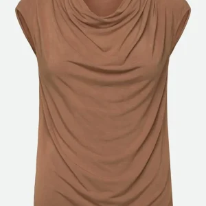 Biarritz Waterfall T- Shirt Coca Mocha – ROSEMUNDE