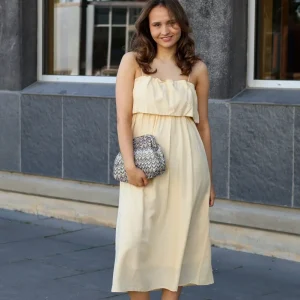 Aie Dress Alabaster Gleam