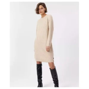 ANTONIA KNITTED DRESS SAND – HOLEBROOK
