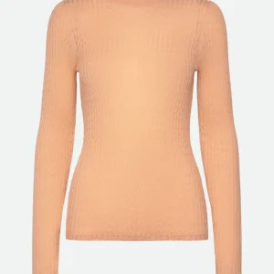 SAMIRA KNIT PULLOVER PEACH FUZZ – ROSEMUNDE
