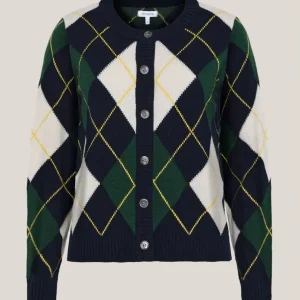 KHATIE ARGYLE CARDIGAN BLÅ – NEWHOUSE