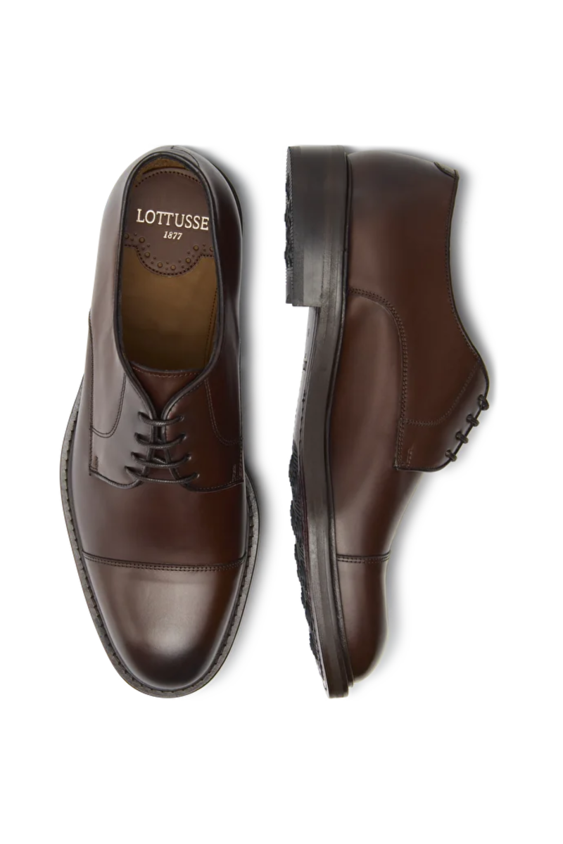 Harrys Derby Straight Toe, Mørk brun - Image 3