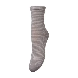 Dover Stripe Sock Porpoise Gray
