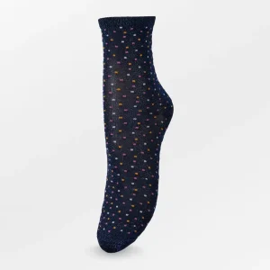 Liza Glitza Sock Maritime Blue