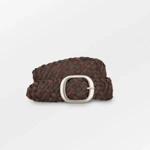 Rochel Mix Braided Belt Hot Fudge Brown