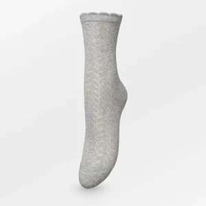 Leofa Cotta Sock Light Grey Melange