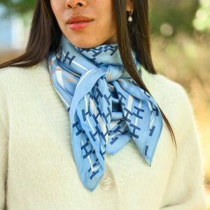 Isadora Silk Scarf, Skyway