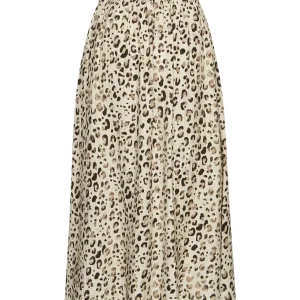 MSCHAlyona Vlora Skirt AOP Oatmeal Leo
