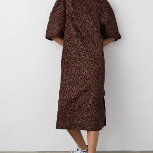 Reno Pastis Long Dress Choclate