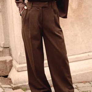 Sandra Pants, Dark Brown