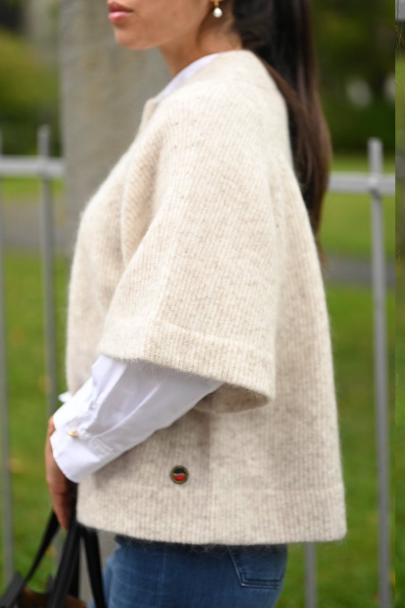 Vilanie Cardigan, Sandstorm Melange - Image 8